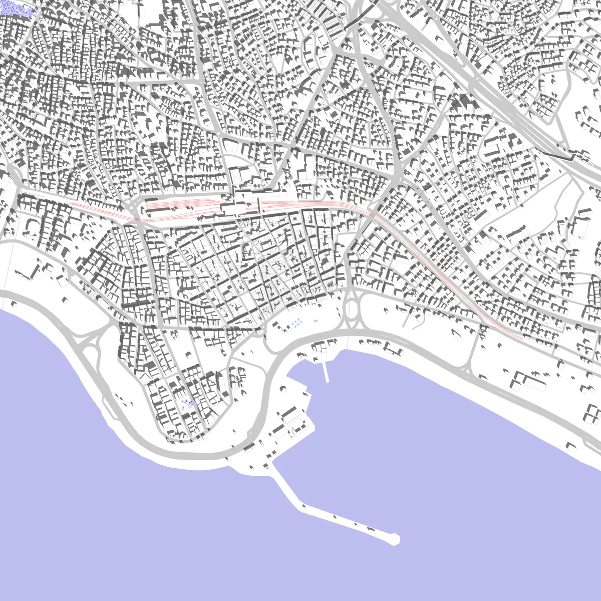 Pendik site plan (2.5 km)
