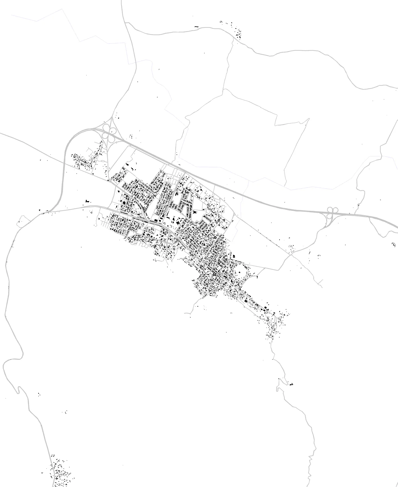 Penjwen figure ground plan