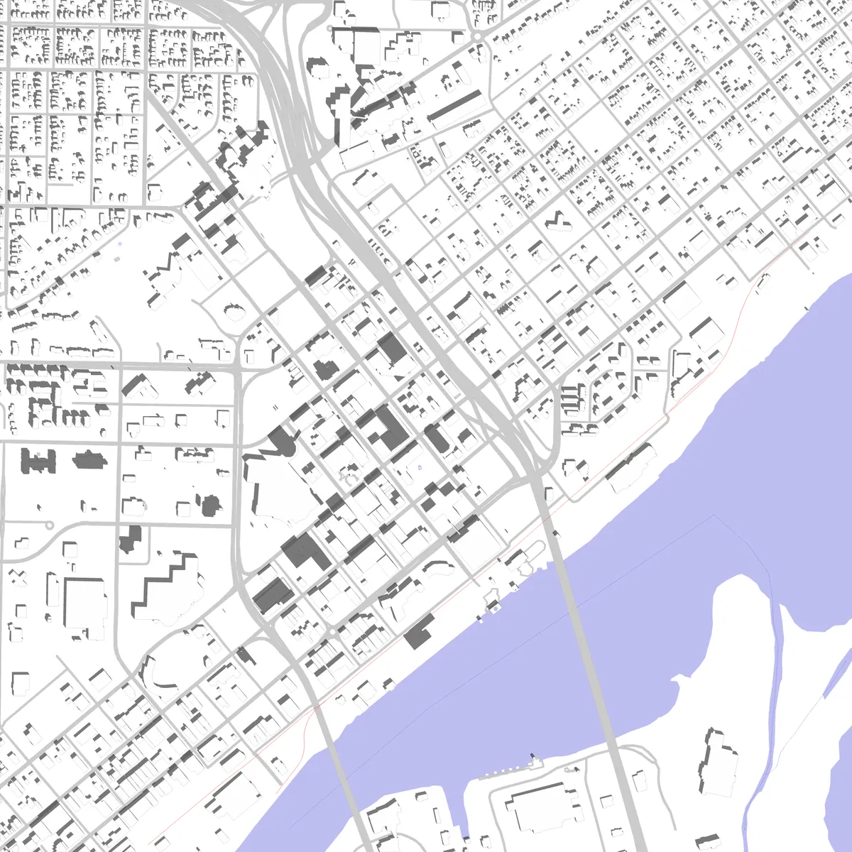 Peoria site plan (2.5 km)
