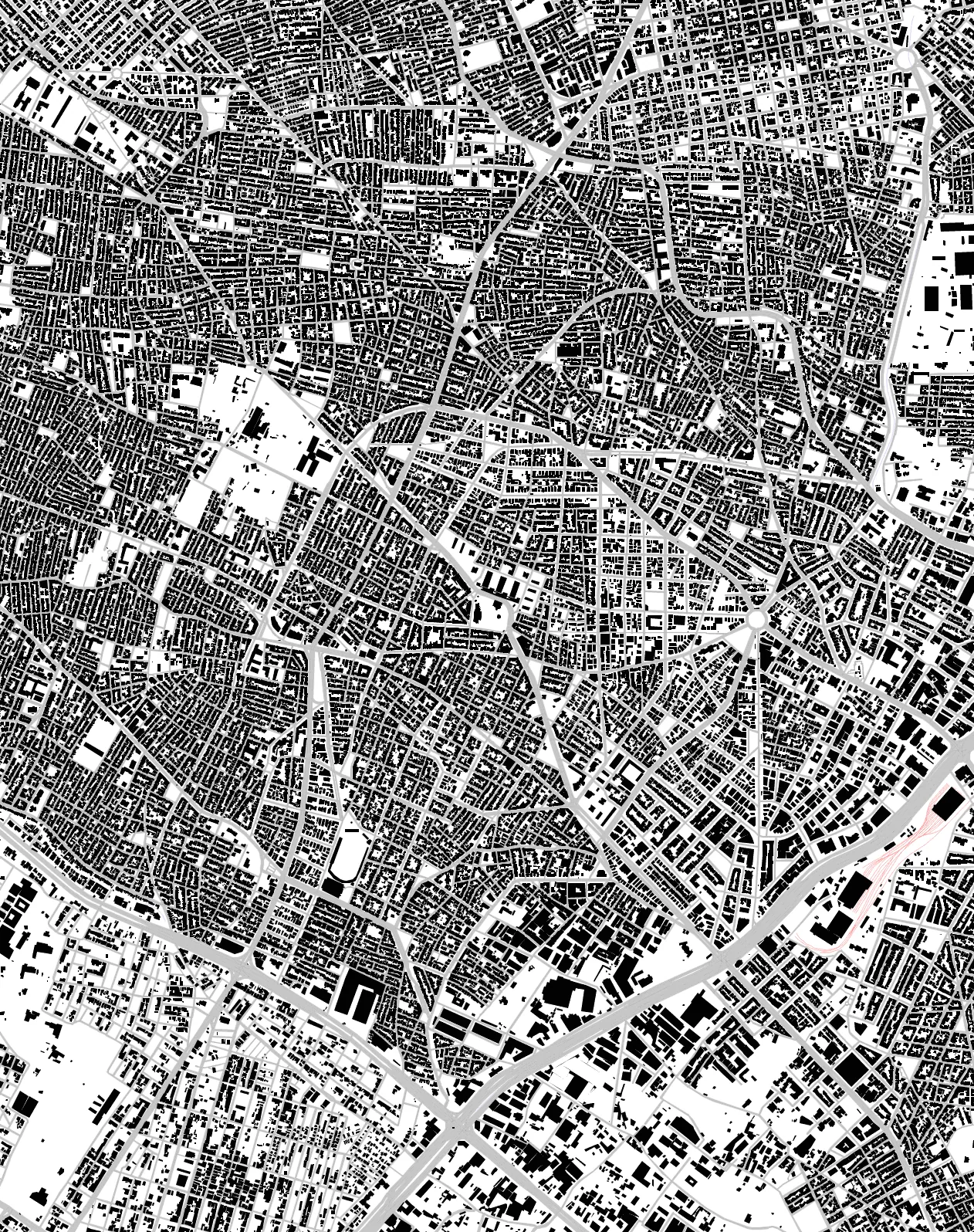 Peristeri figure ground plan