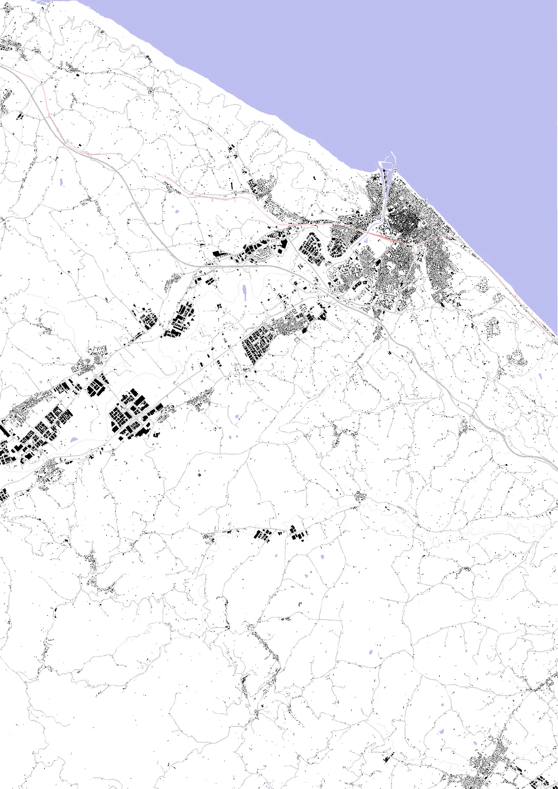 Pesaro figure ground plan