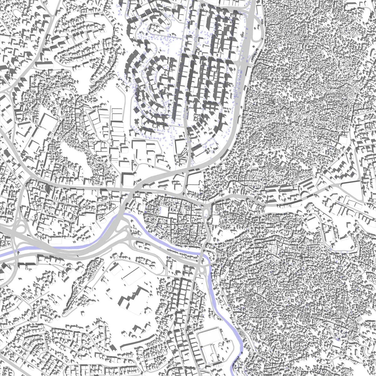 Petare site plan (2.5 km)