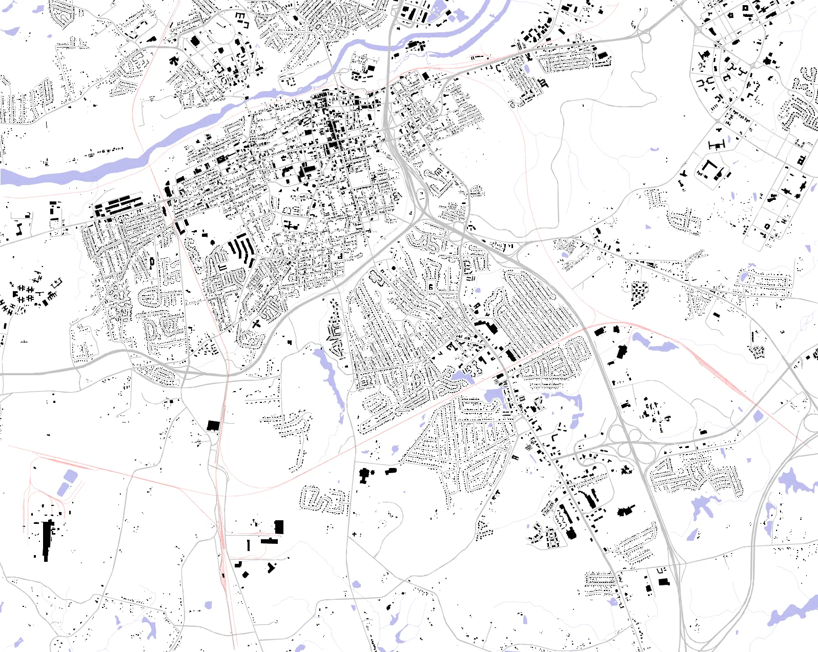 Petersburg figure ground plan