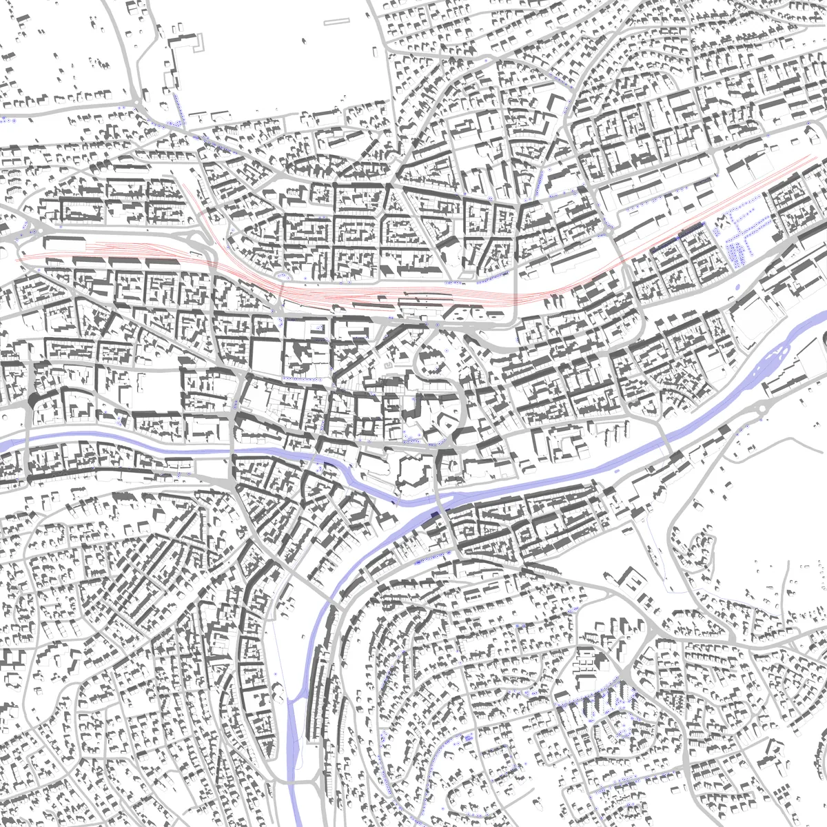 Pforzheim Lageplan (2,5 km)