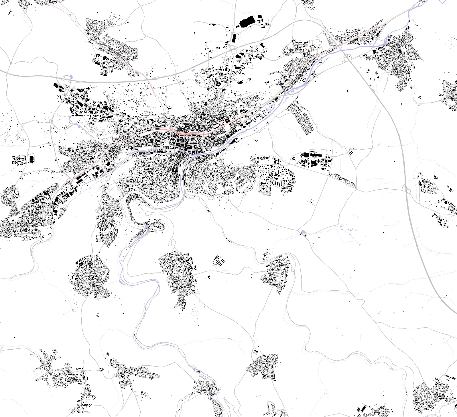 Pforzheim Schwarzplan