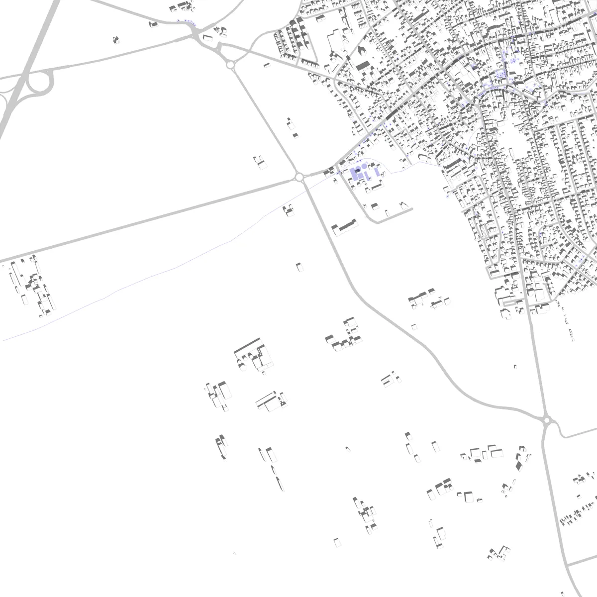 Pfungstadt Lageplan (2,5 km)