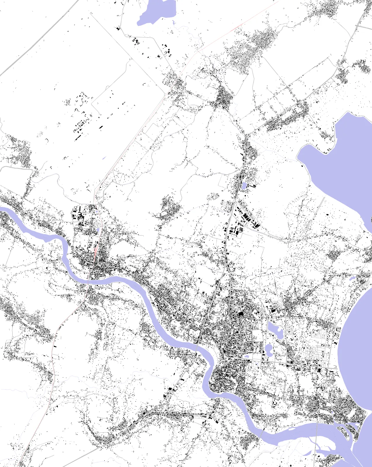 Phan Rang–Tháp Chàm figure ground plan
