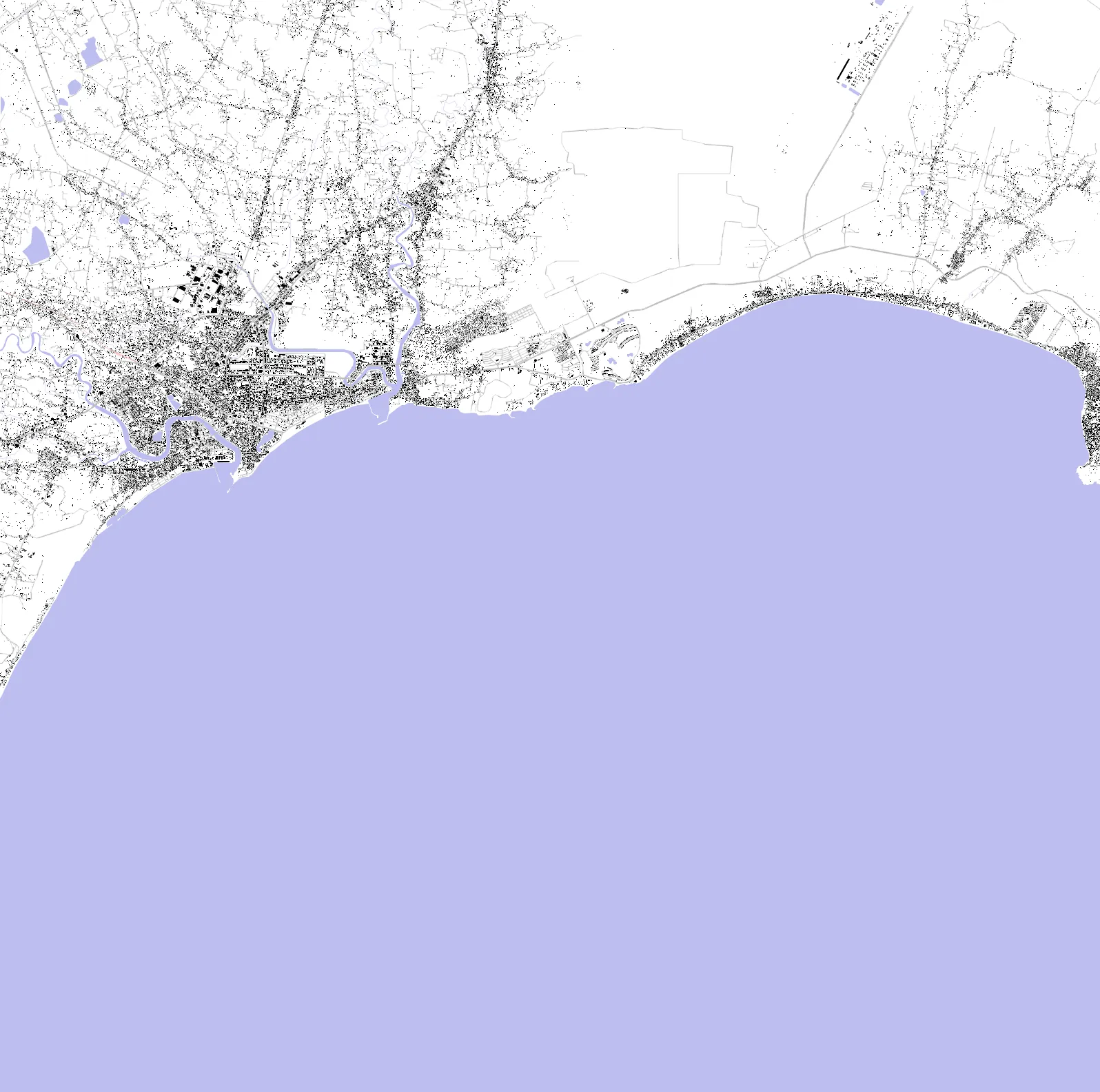 Phan Thiết figure ground plan