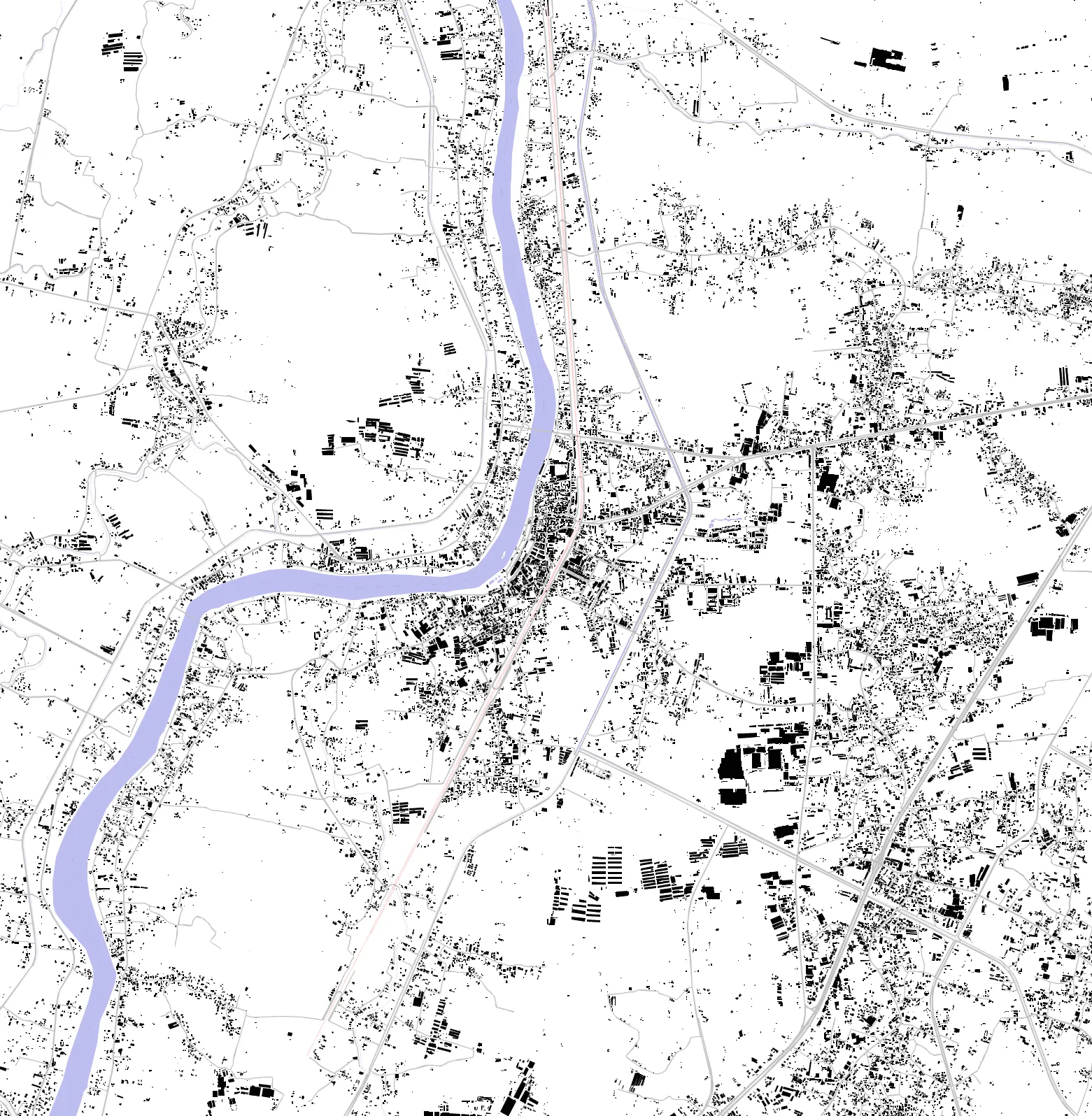 Photharam figure ground plan