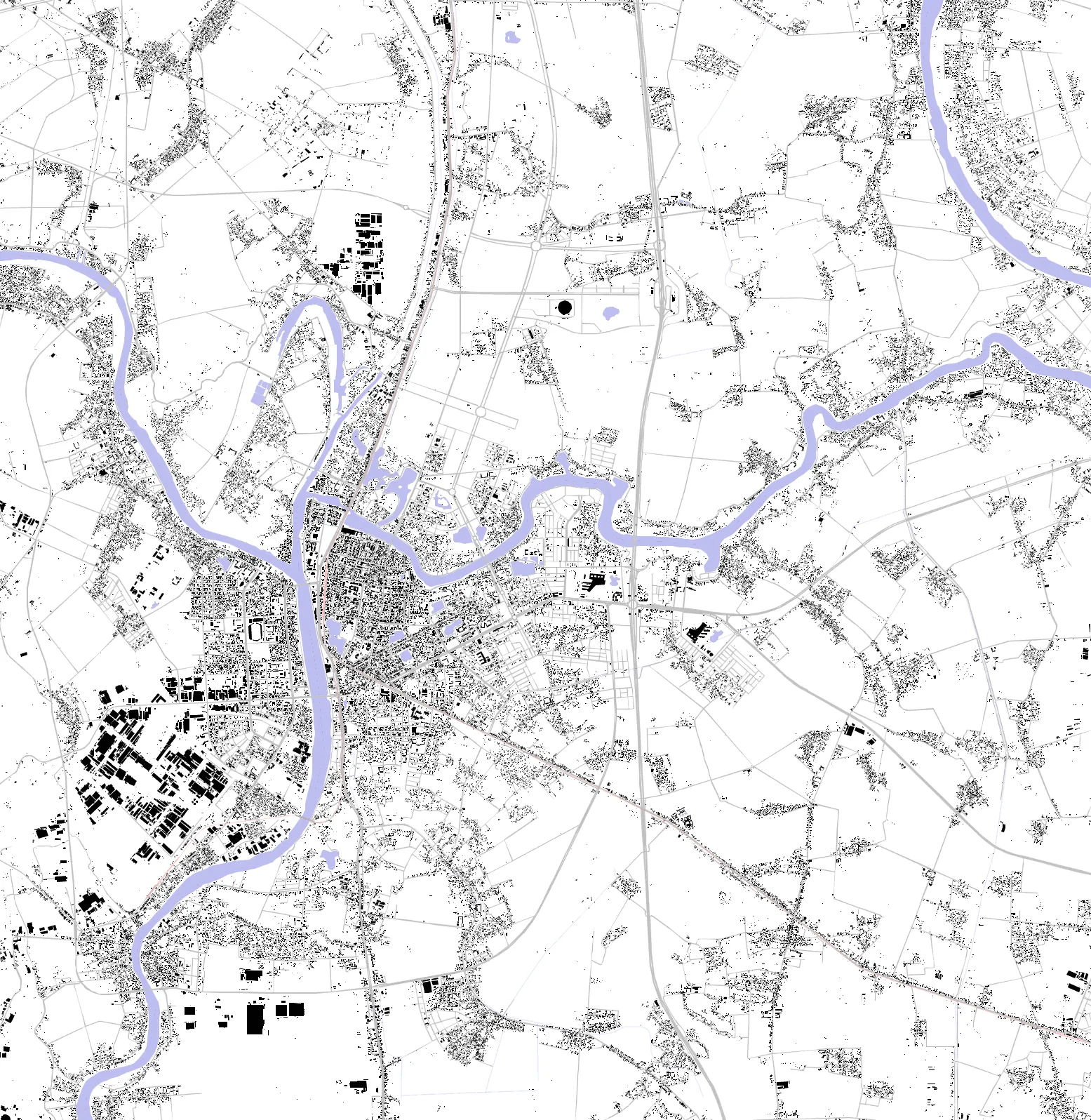Phủ Lý figure ground plan