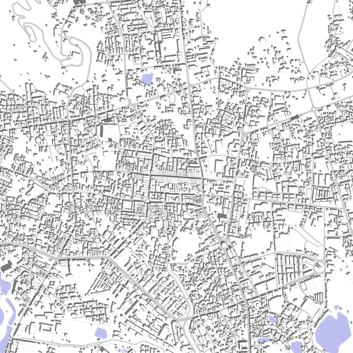 Phuket City site plan (2.5 km)