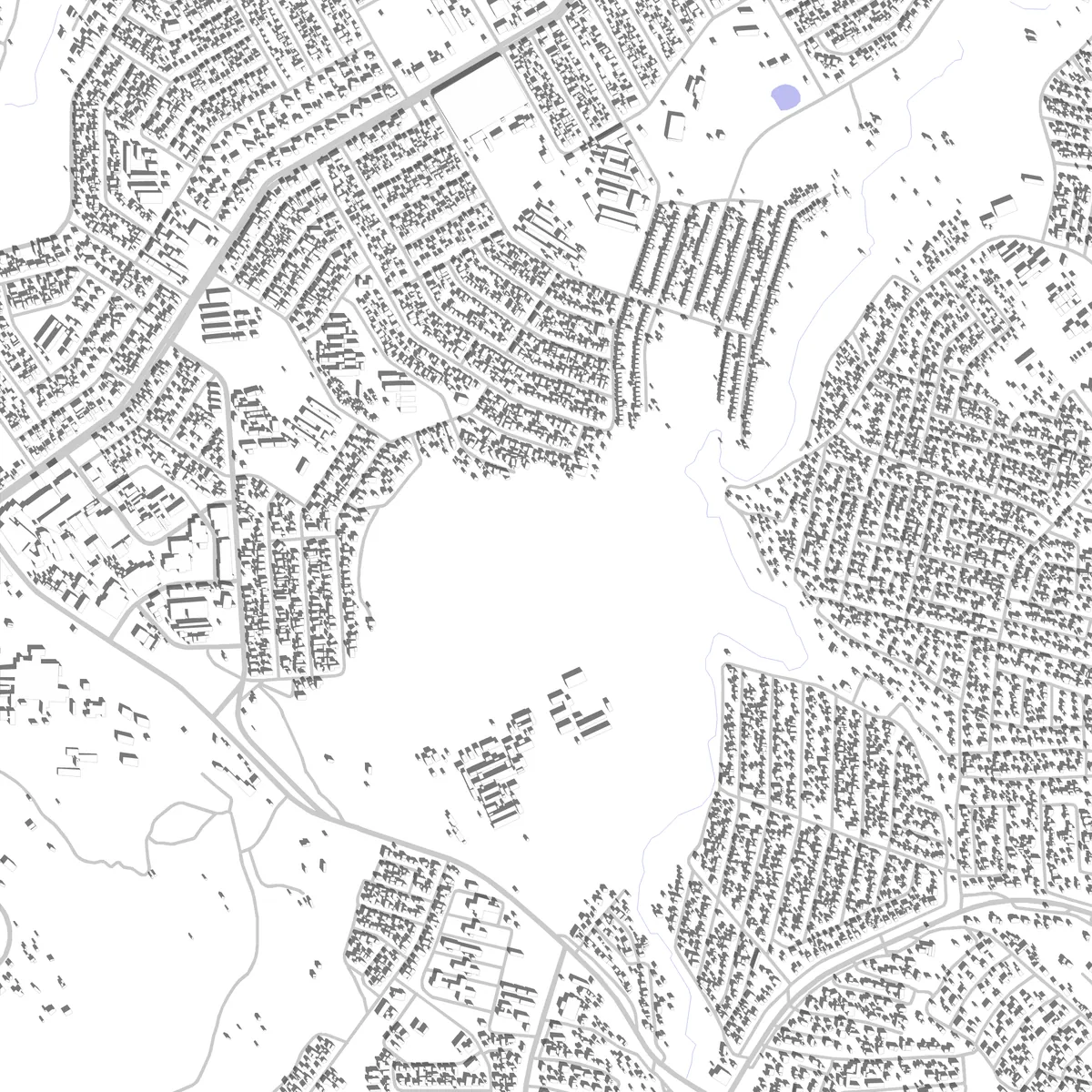 Phuthaditjhaba site plan (2.5 km)