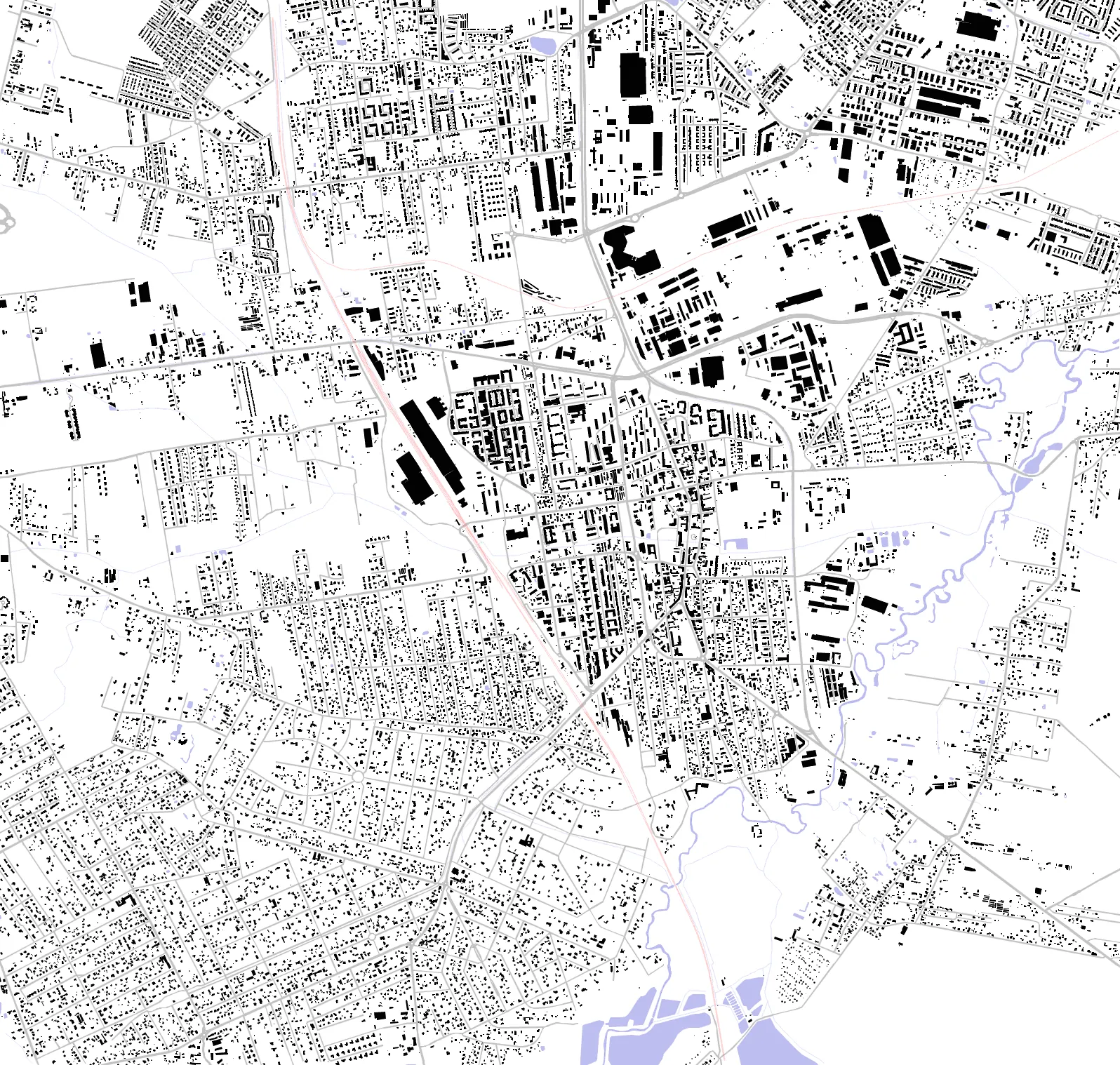 Piaseczno figure ground plan