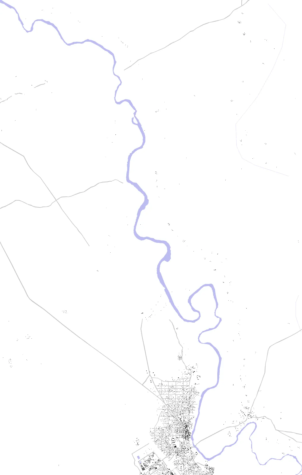 Pibor figure ground plan
