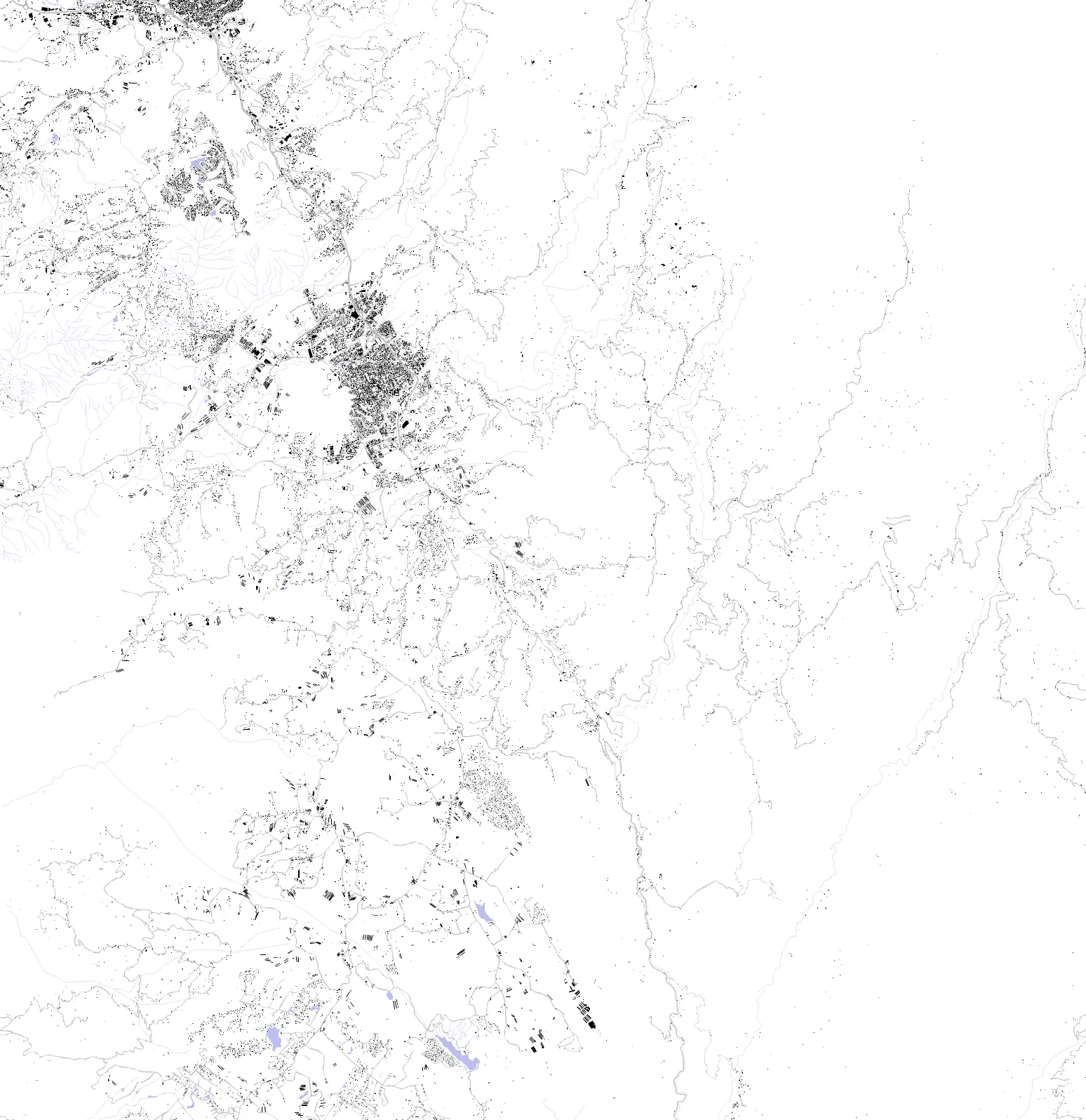 Piedecuesta plano de masas