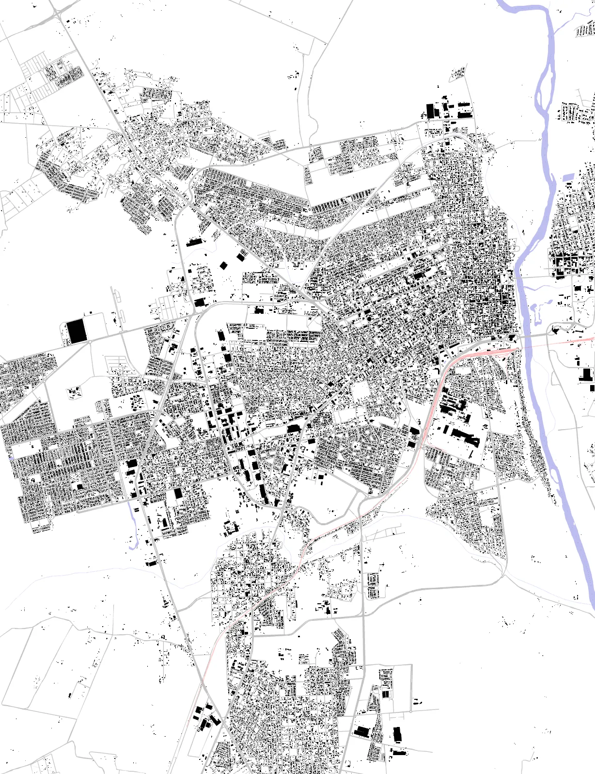 Piedras Negras plano de masas