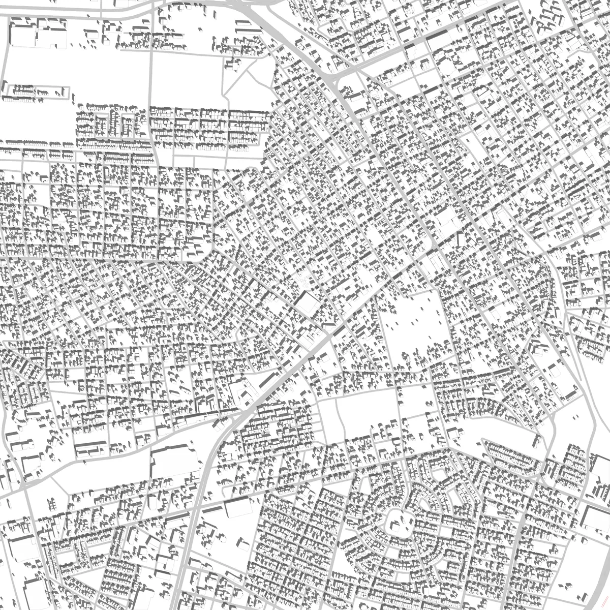 Piedras Negras plano de situación (2.5 km)