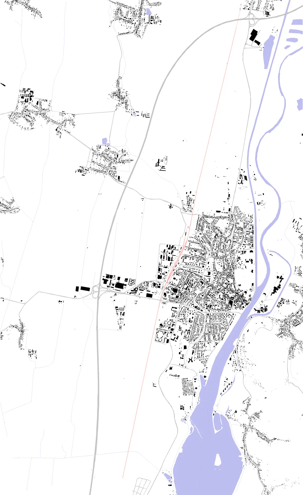Piešťany figure ground plan