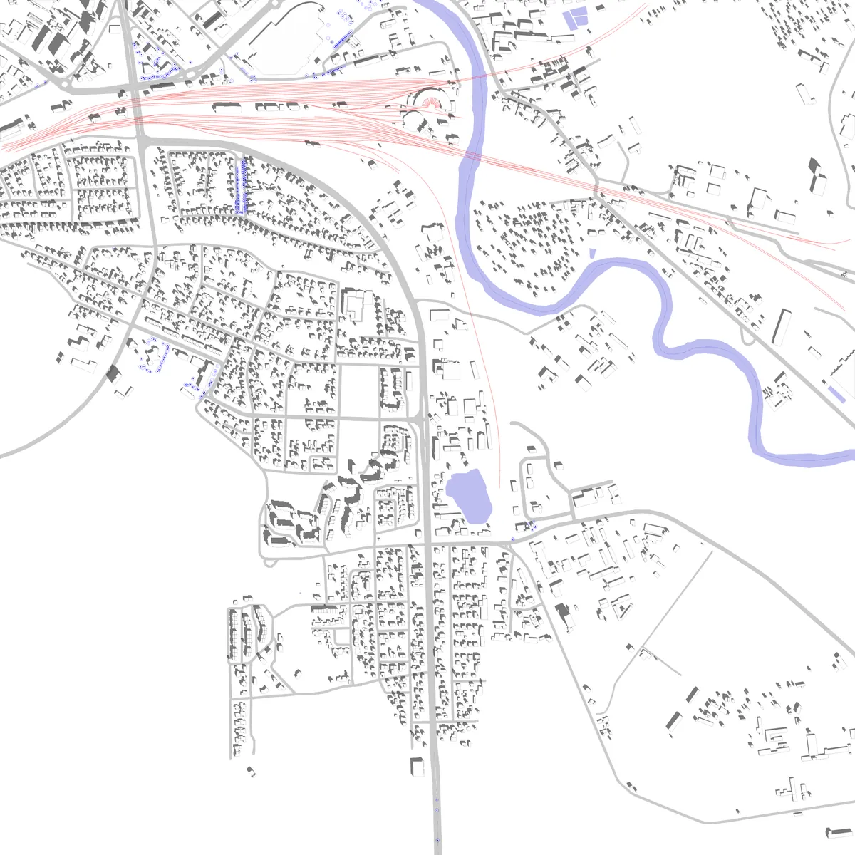 Piła site plan (2.5 km)