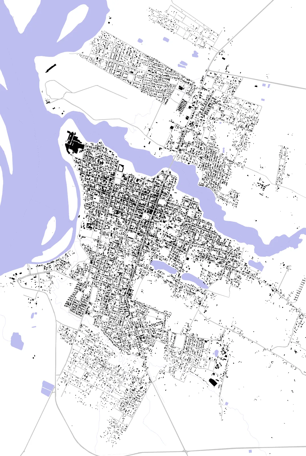 Pilar plano de masas