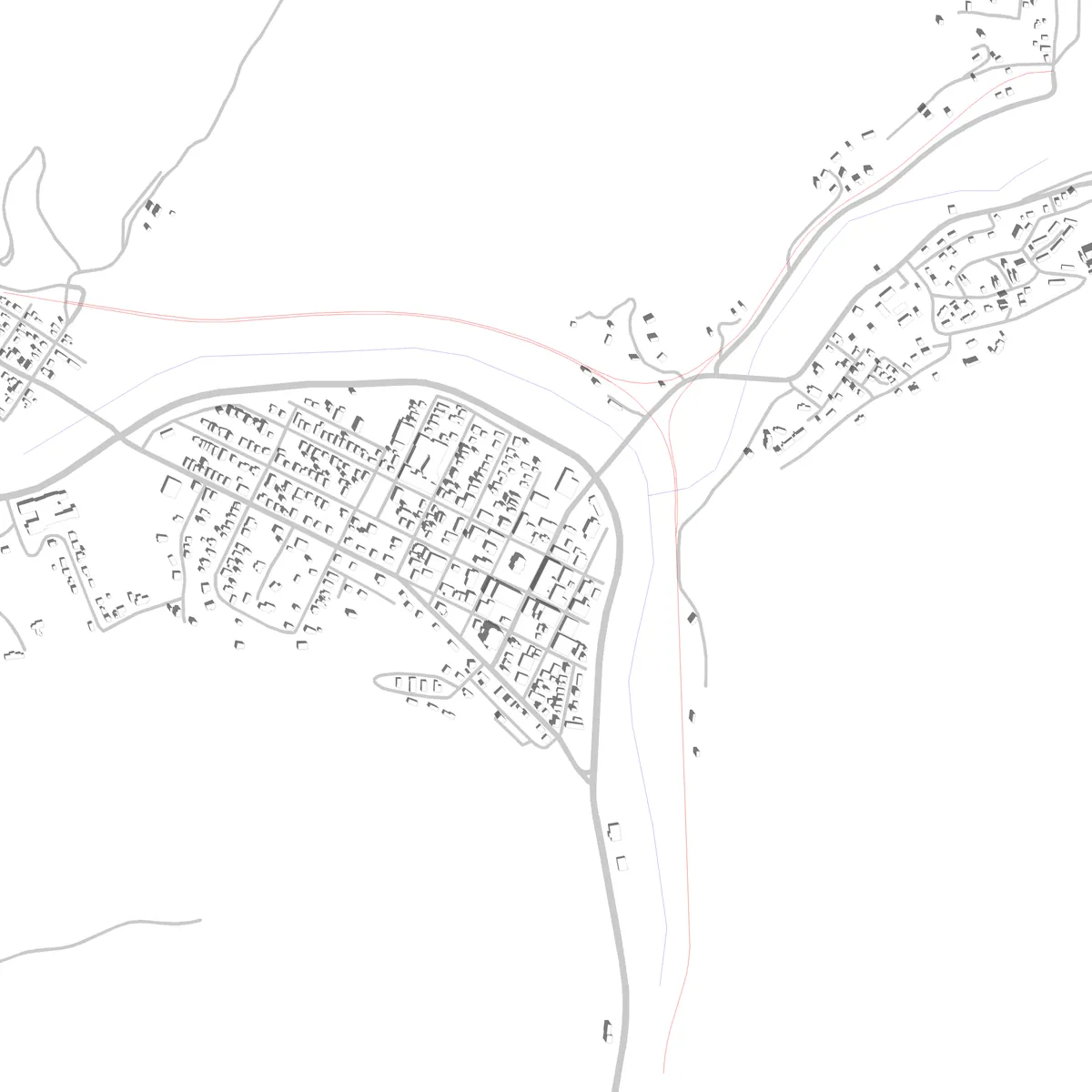 Pineville site plan (2.5 km)