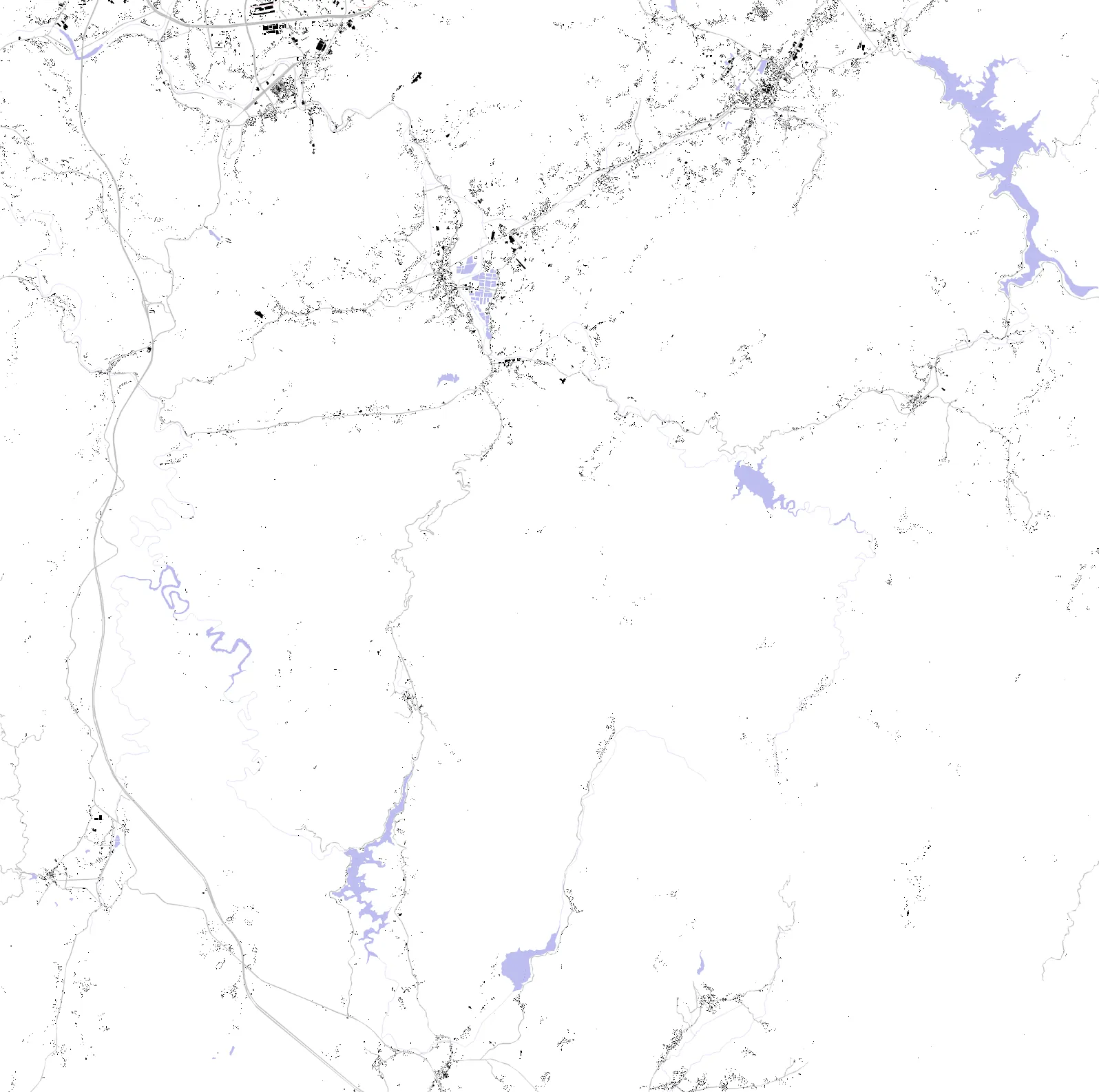 Pingxiang figure ground plan