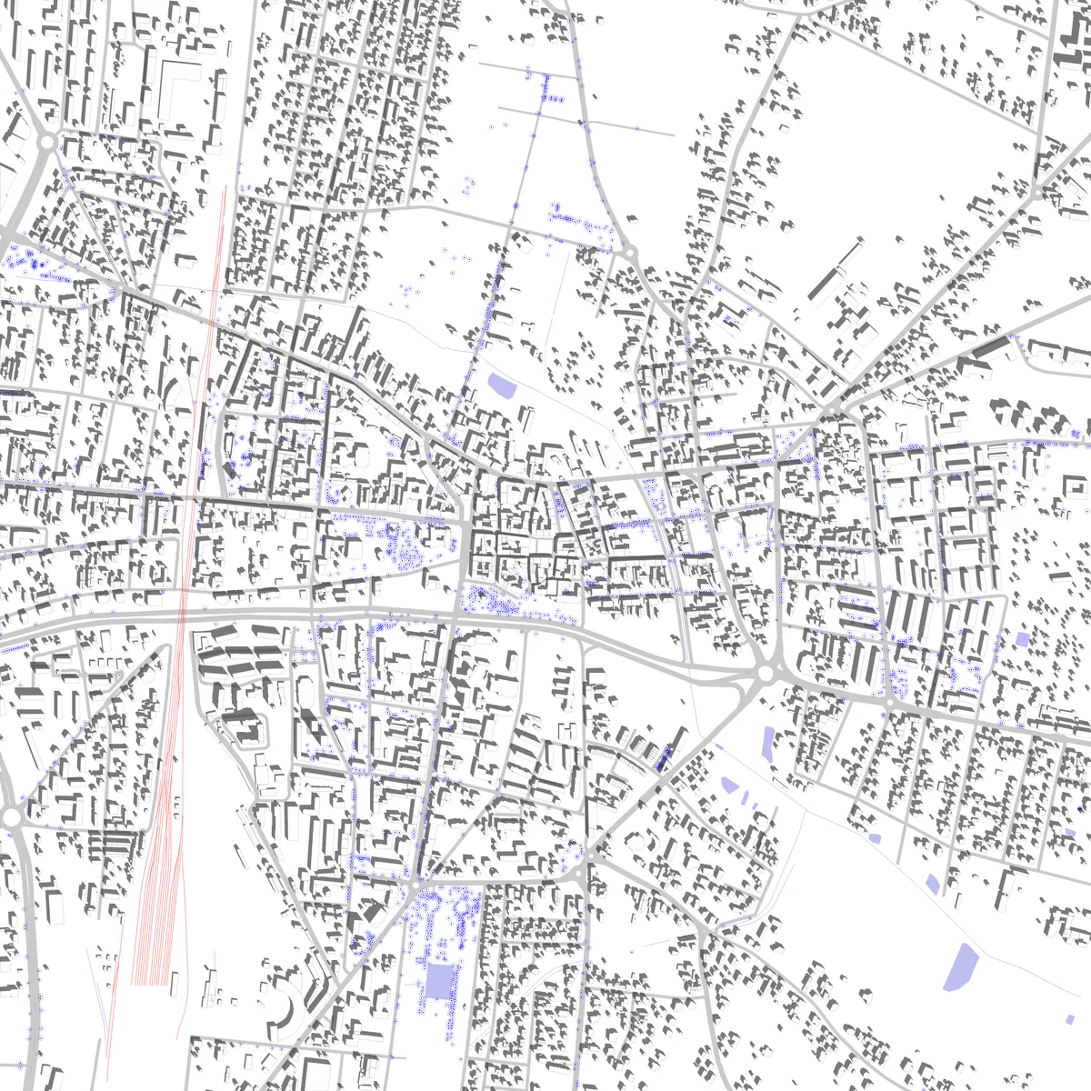 Piotrków Trybunalski site plan (2.5 km)