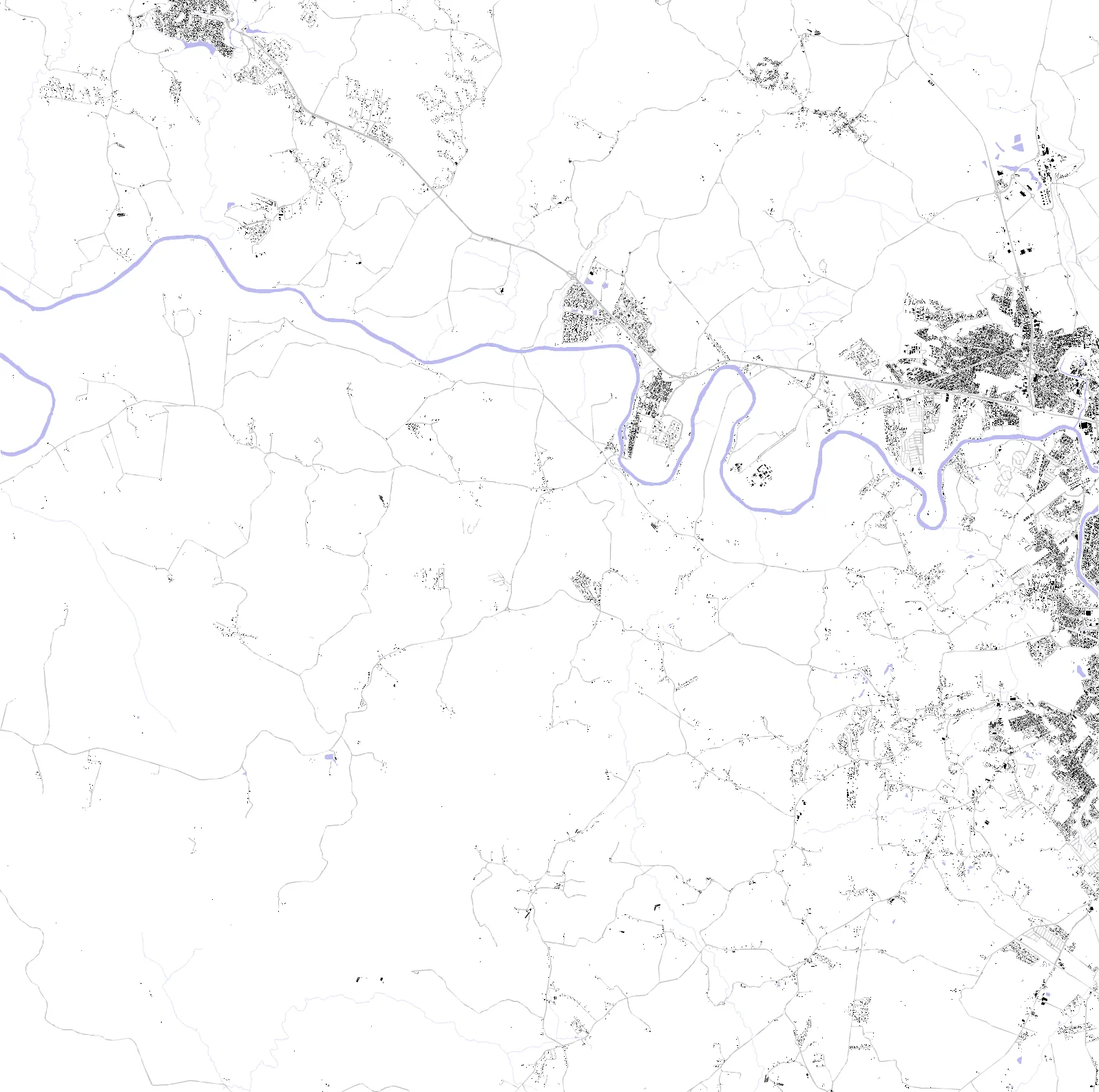 Piracicaba planta de cheios e vazios