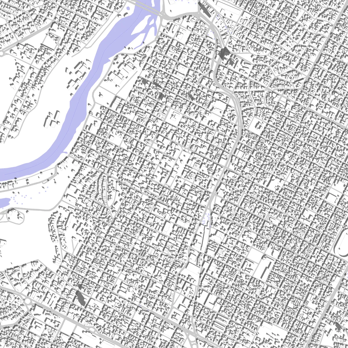 Piracicaba planta de localização (2,5 km)