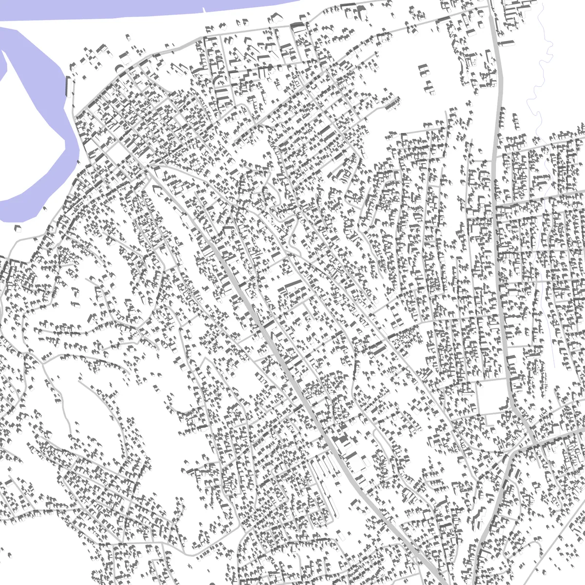 Píritu site plan (2.5 km)