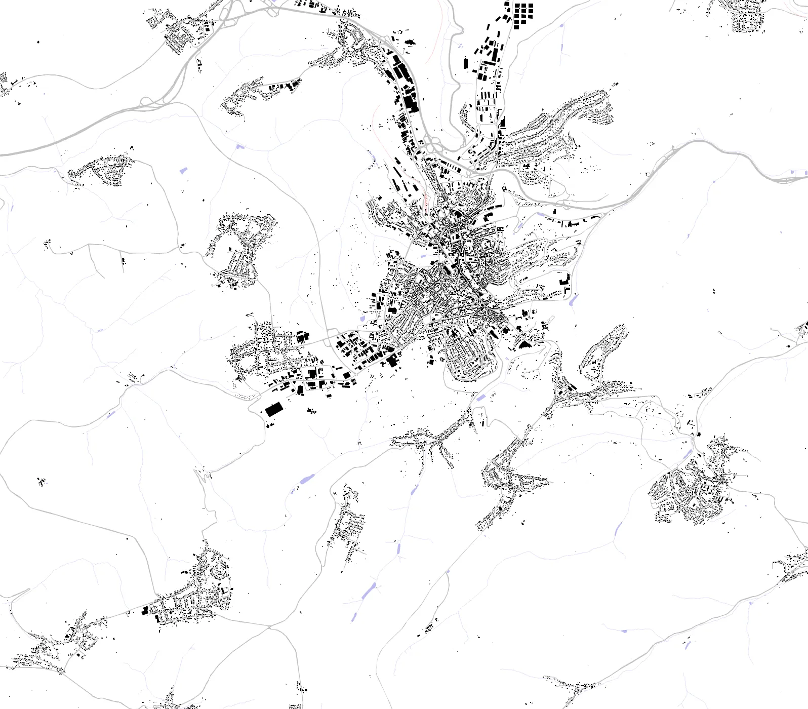 Pirmasens figure ground plan