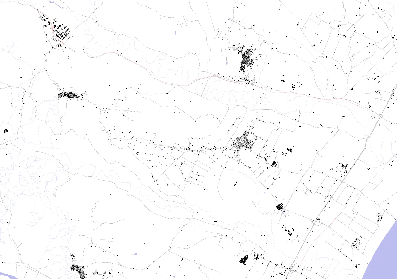 Pisticci figure ground plan