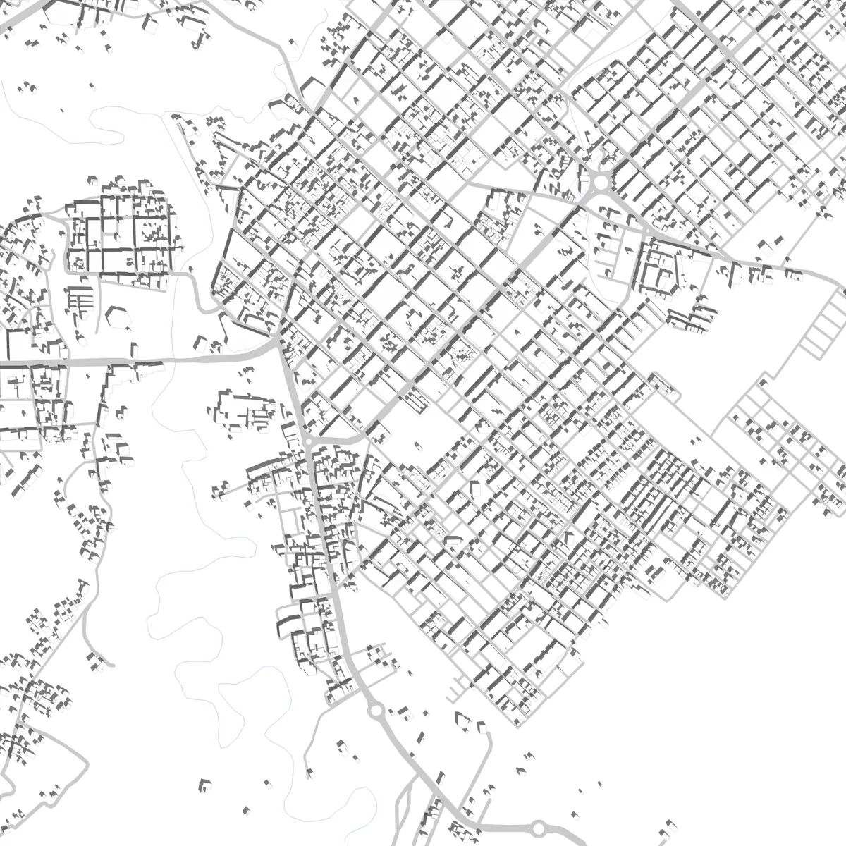 Pitalito plano de situación (2.5 km)