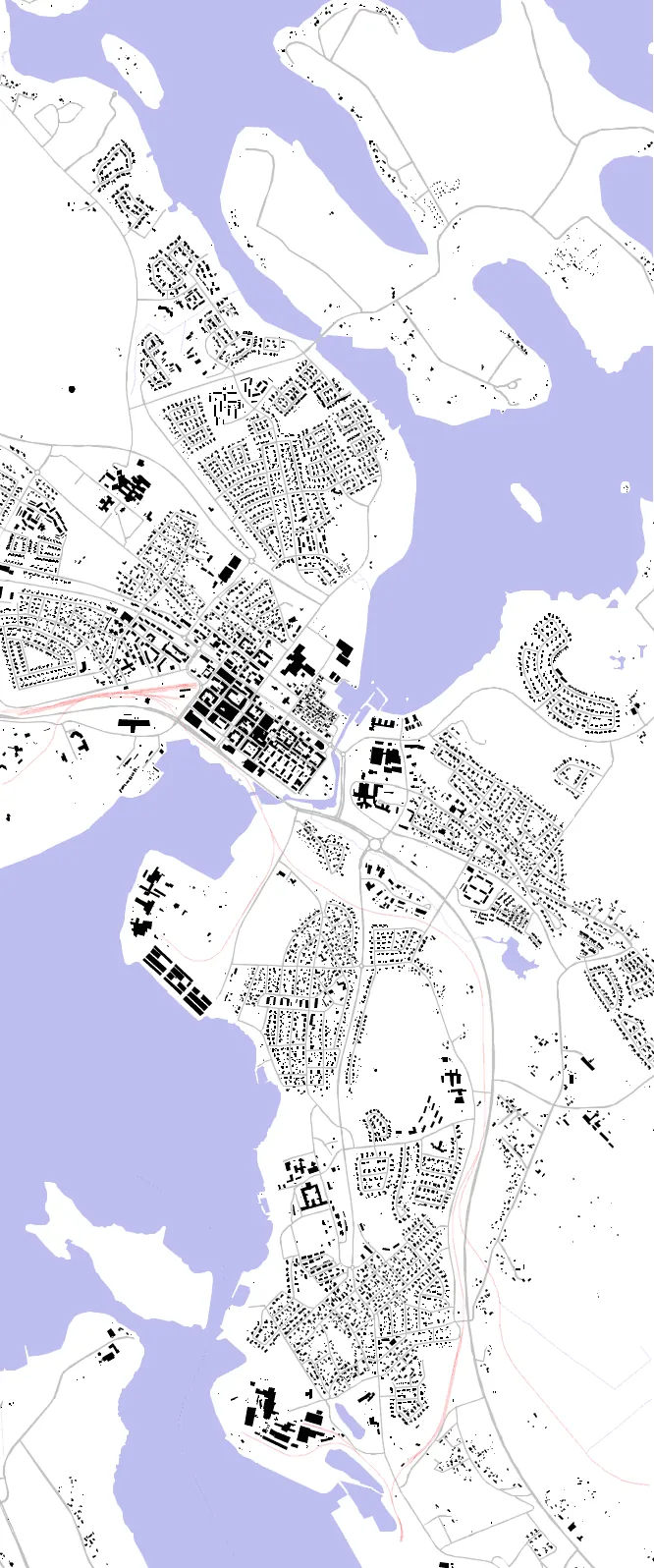 Piteå figure ground plan