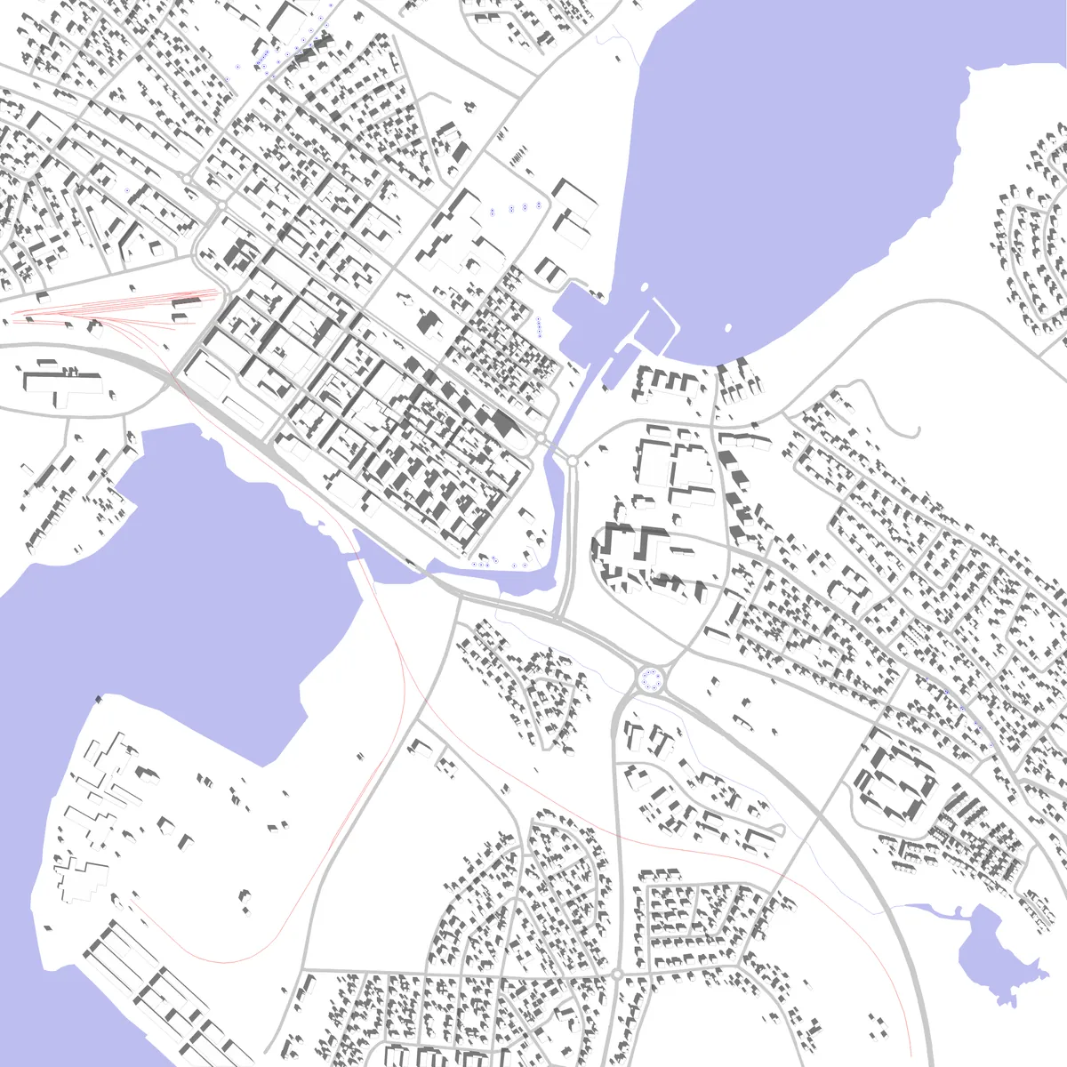 Piteå site plan (2.5 km)