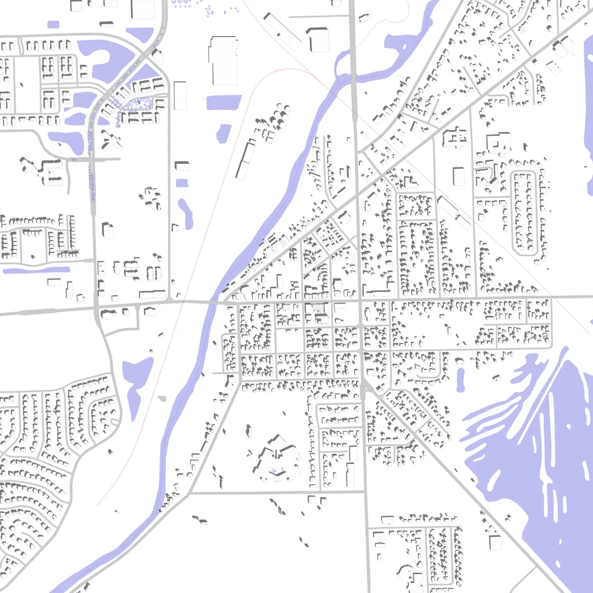 Plainfield site plan (2.5 km)
