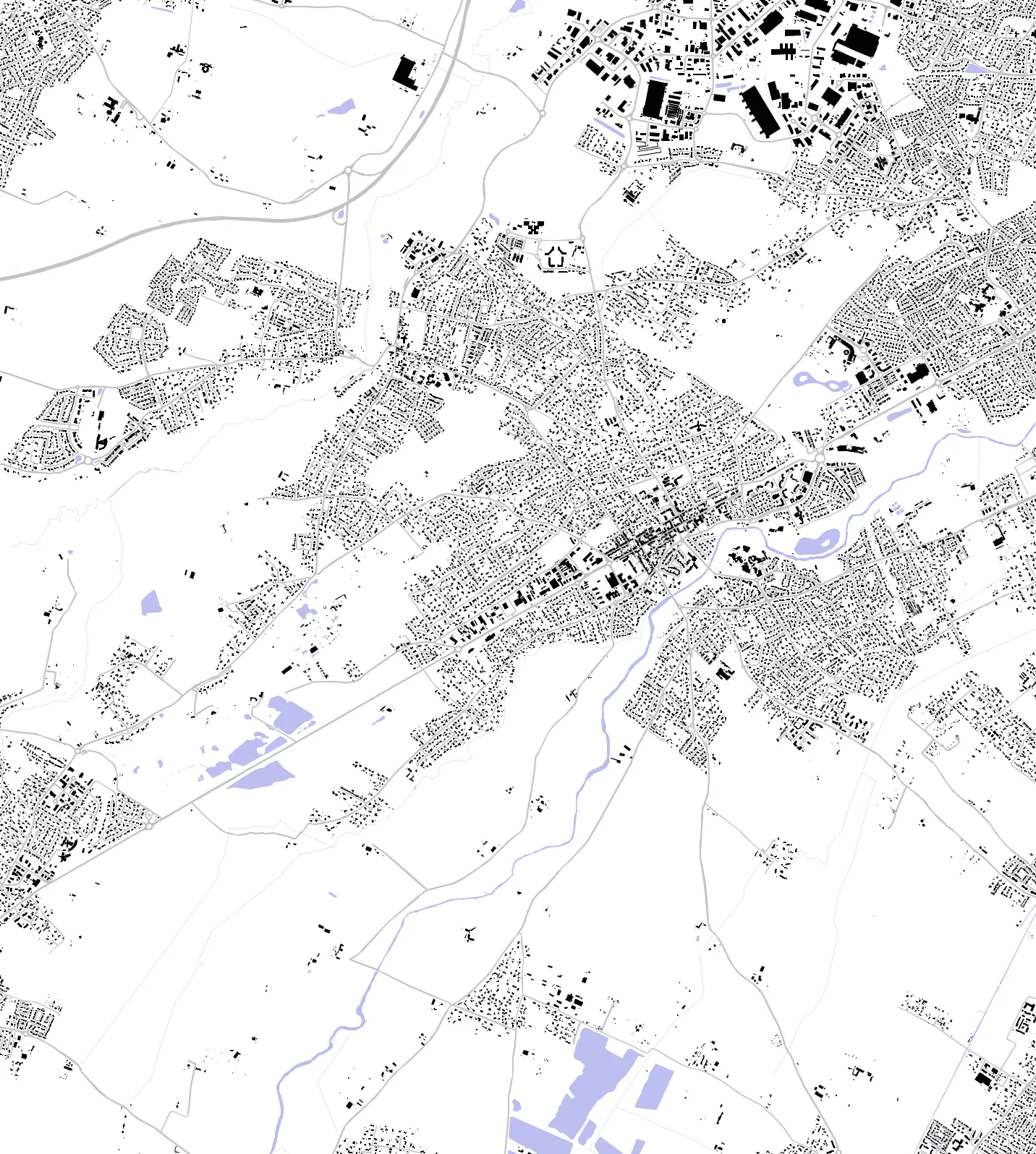 Plaisance-du-Touch figure ground plan