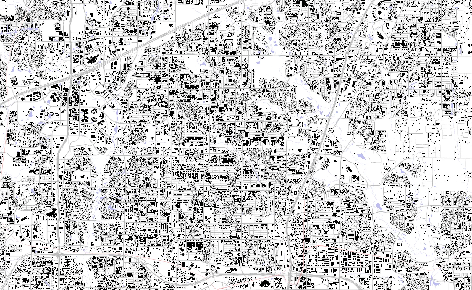 Plano figure ground plan