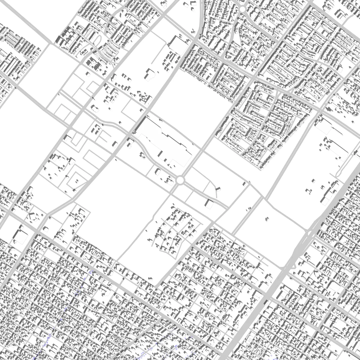 Playa del Carmen site plan (2.5 km)