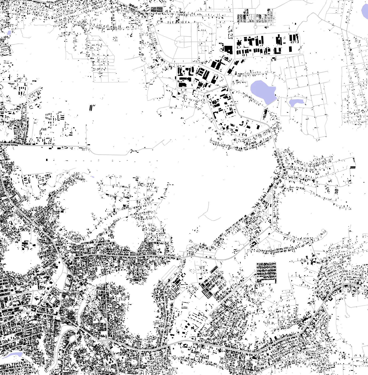 Pleiku figure ground plan