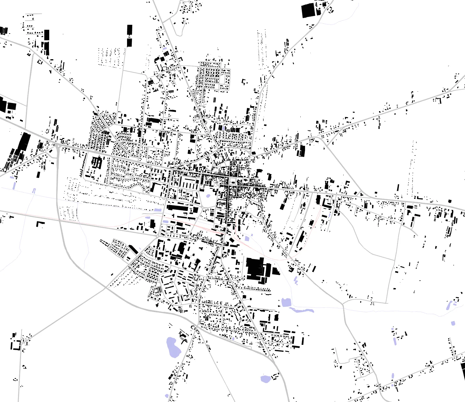 Pleszew figure ground plan