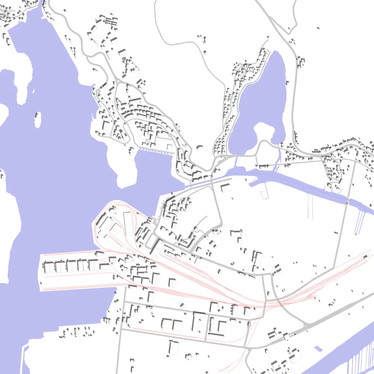 Ploče site plan (2.5 km)
