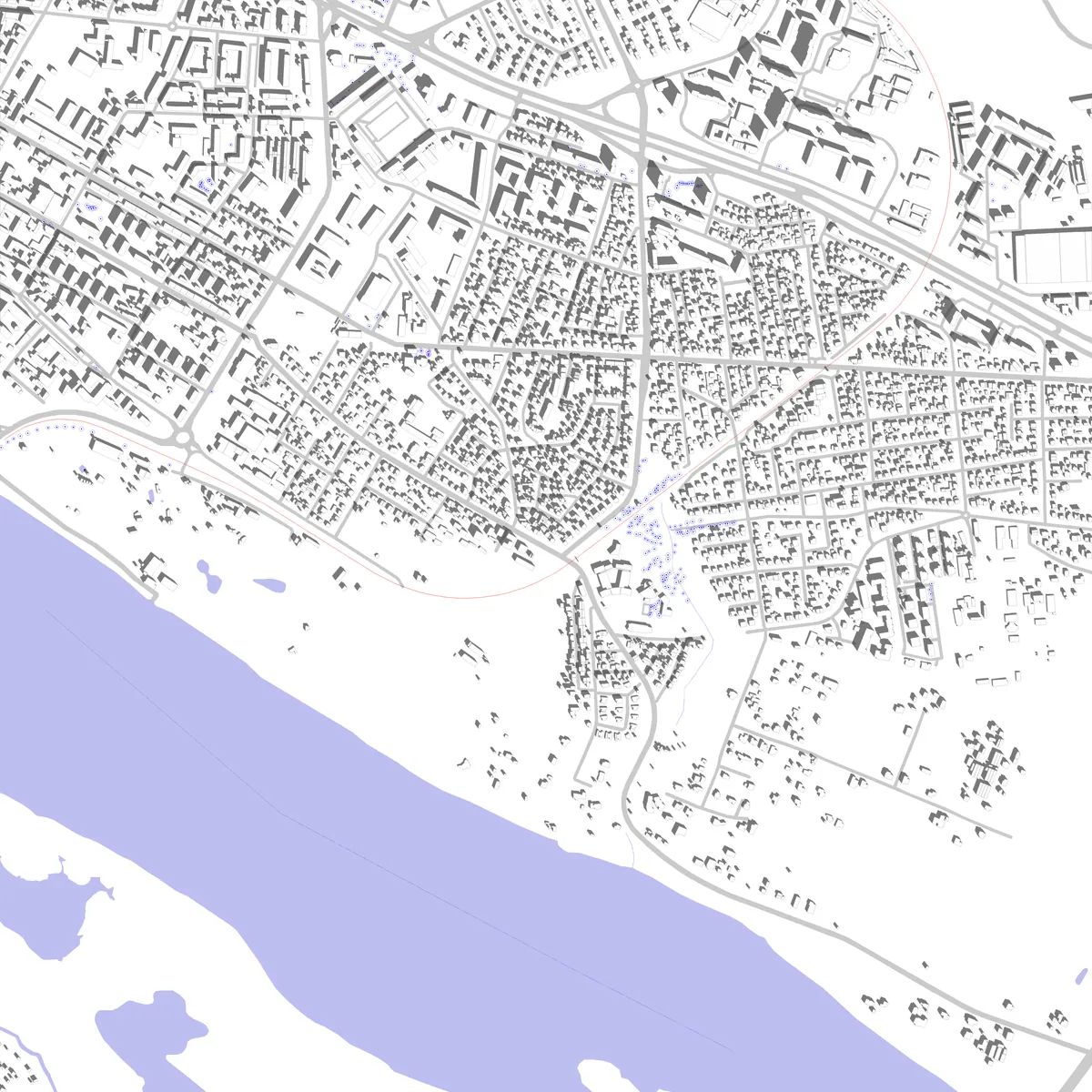 Płock plan zagospodarowania (2,5 km)