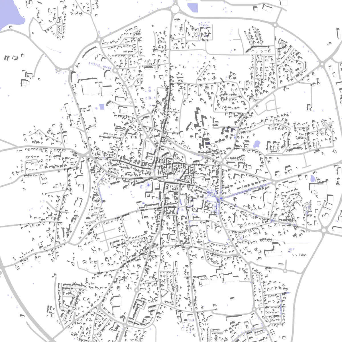 Ploërmel site plan (2.5 km)