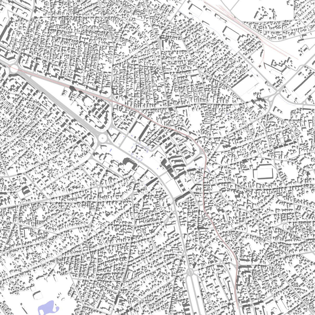 Ploiești site plan (2.5 km)