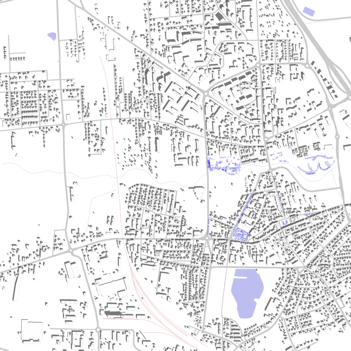 Płońsk plan zagospodarowania (2,5 km)