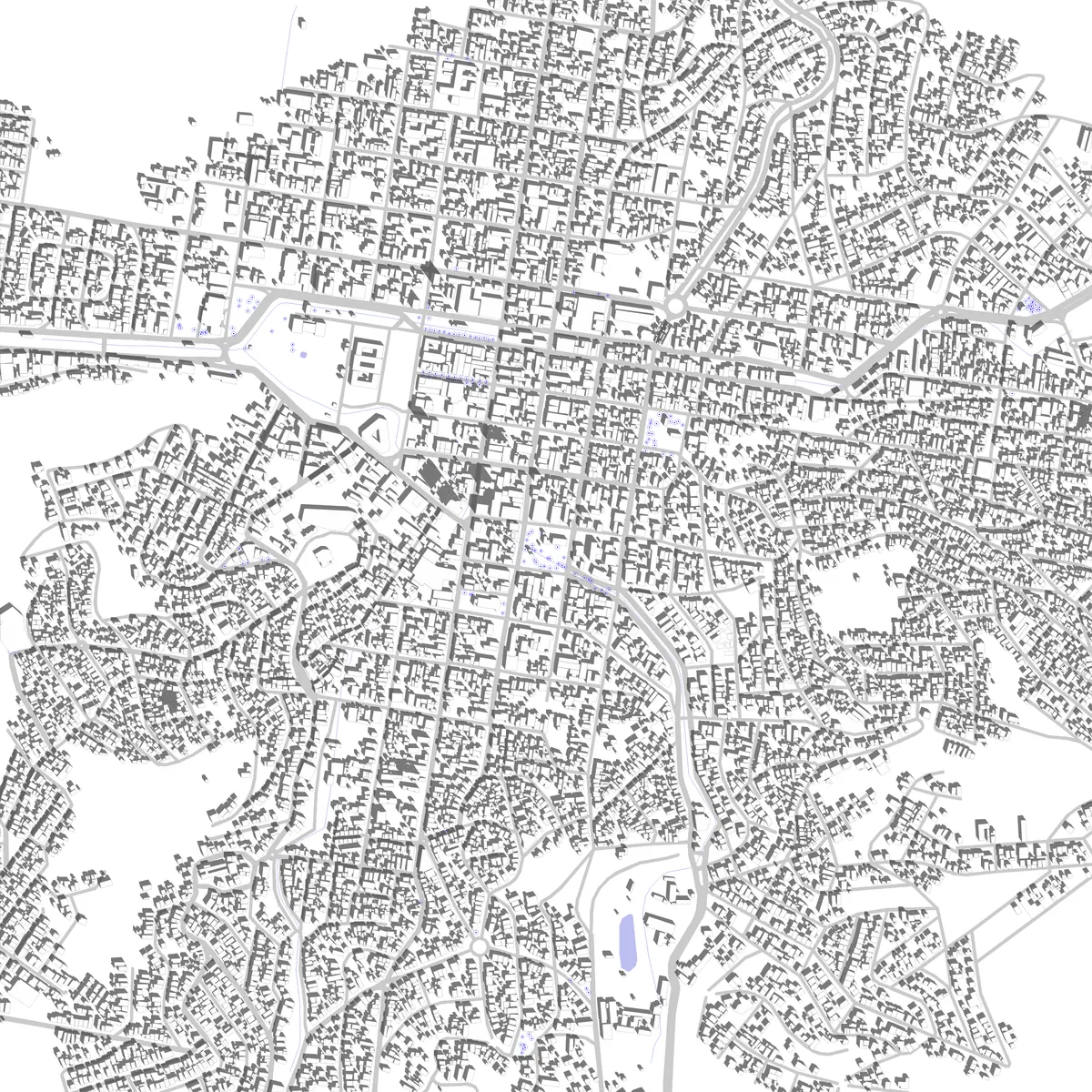Poços de Caldas site plan (2.5 km)