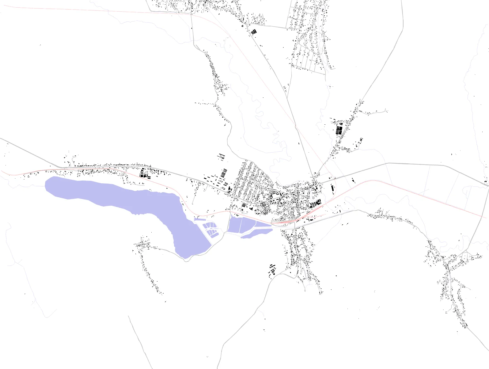 Podu Iloaiei figure ground plan