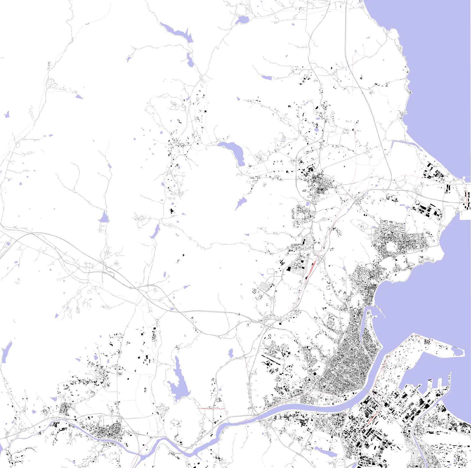 Pohang figure ground plan