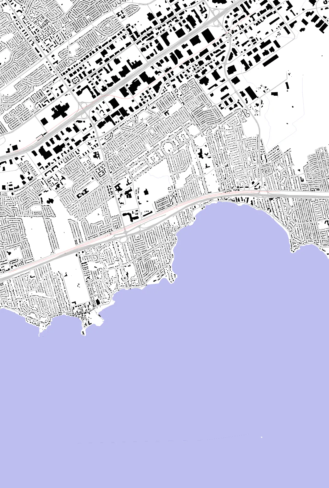 Pointe-Claire figure ground plan